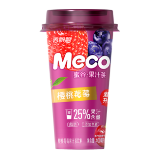 XPP Cherry & Berry Fruit Tea香飄飄蜜穀果汁茶櫻桃莓莓400ml