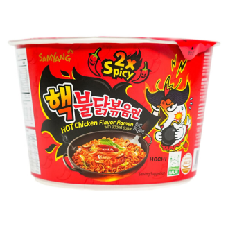Samyang Hot Chicken Ramen (Bowl) Double Hot火雞 桶麵 - 雙倍辣105g