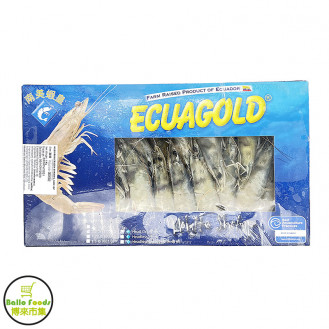 Ecuador HOSO Prawn 40/50 南美 有頭白老虎蝦 1kg	