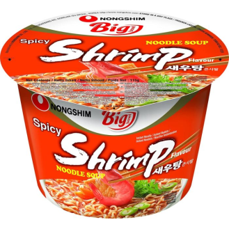 Nongshim Big Bowl Noodle (Shrimp)115g 農心 蝦味桶麵