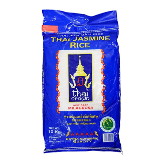 THAI CROWN Thai Jasmine Milagrosa Fragrant Rice 10kg 泰國香米