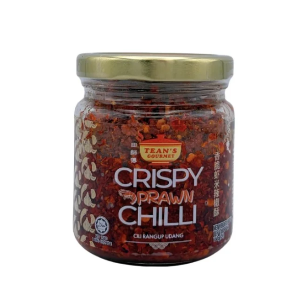 TG CTG Crispy Prawn Chilli 160g 田師傅蝦香脆蝦米辣椒