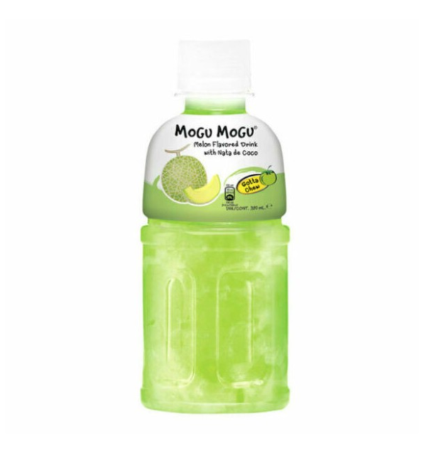 Mogu Mogu Nata De Coco Drink Melon Flavour 320ml  磨穀飲料 含椰果 (蜜瓜味)