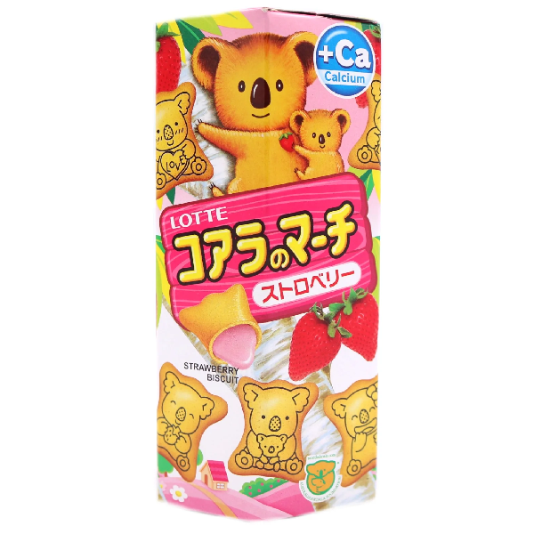 Koalas March Biscuit - Strawberry Flavour  樂天小熊注心餅 草莓味