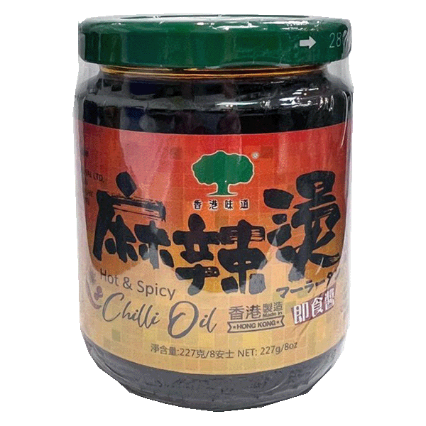 Giant Tree Hot & Spicy Chilli Oil (227g)   巨樹牌麻辣燙