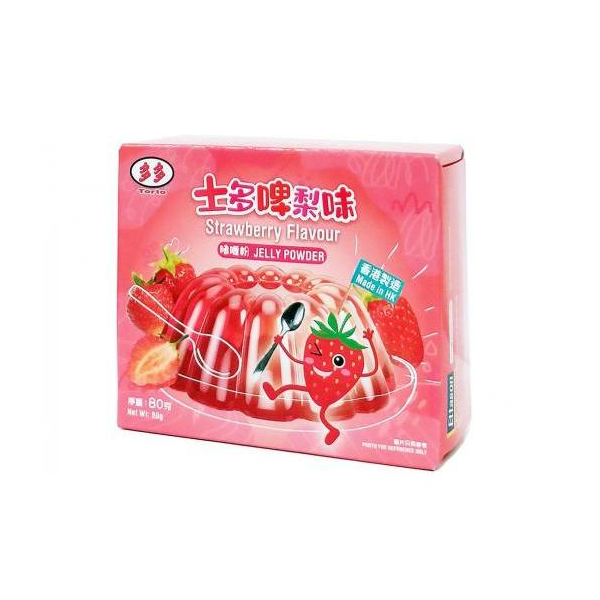 TT Jelly Powder-Strawberry多多啫喱粉- 士多啤梨 80g