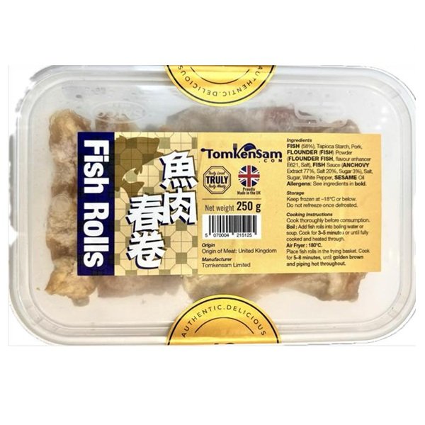 TomKenSam Fish Roll 250g 魚肉春卷