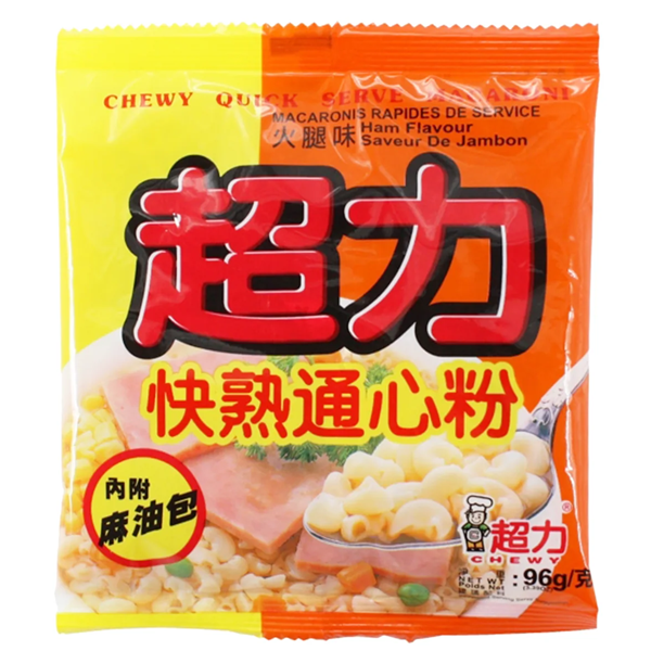Chewy Macaroni Ham 96g 超力快熟通粉 火腿味