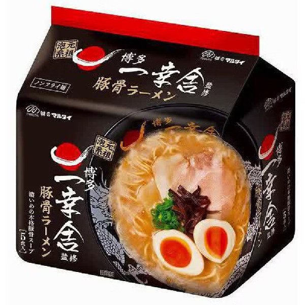 Marutai Ikkosha Tonkotsu Ramen 5 Servings 一幸舎监修豚骨拉麵5袋装 455g