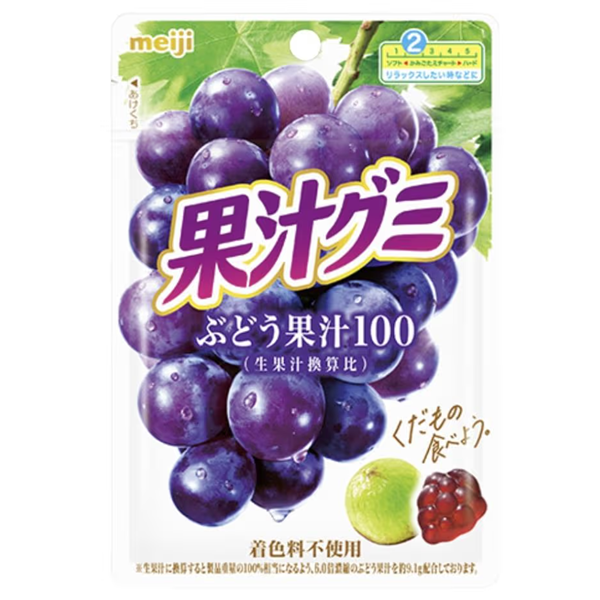 Meiji Grape Juice Gummy 明治 葡萄汁軟糖 54g