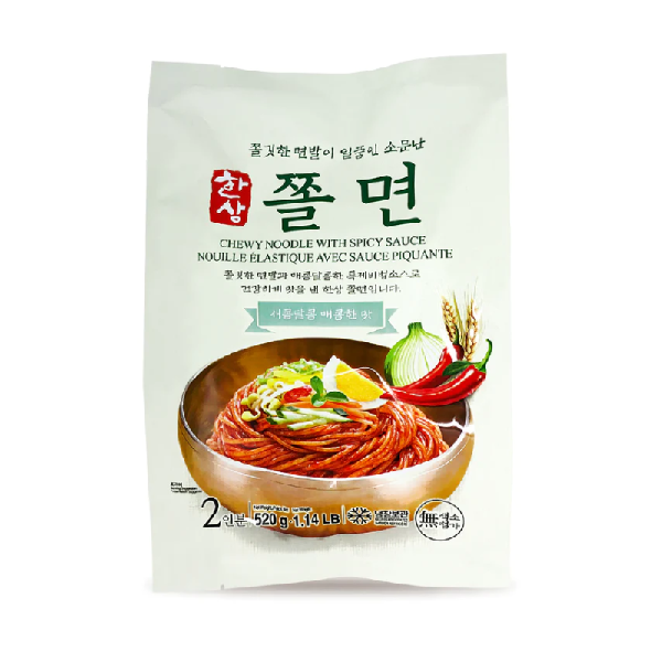 Minong Frozen Cold Noodle with Spicy Sauce (2servings) 450G 韓國冷麵包(附辣醬) 2人份