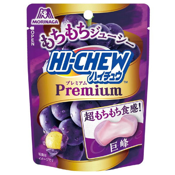 Morinaga Hi-Chew Premium Gummy (Kyoho Grapes) Bag 森永巨峰葡萄味軟糖 32g