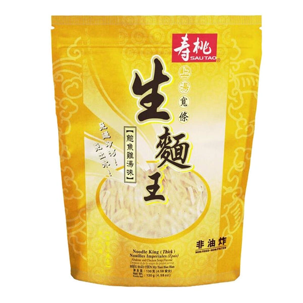 Sau Tao Noodle King Thick Abalone & Chicken 130g 壽桃牌 生麵王 鮑魚雞湯麵