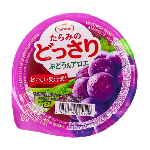 TARAMI Grape & Aloe Jelly  葡萄&蘆薈果凍 230g