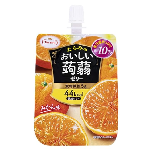 TARAMI Jelly Pouch Mikan Flavour 蜜柑味果凍包150g