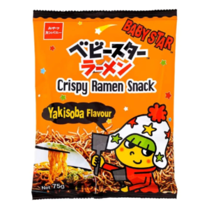 Baby Star Crispy Ramen Snack Yakisoba Flavour Thin