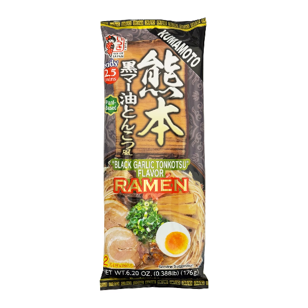 Itsuki Kumamoto Kuroma-Yu Tonkotsu Style Ramen 176g 熊本黑蒜油 豬骨拉麵